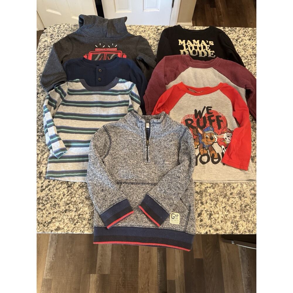 Lot of 7 Boys Shirts Size 2T